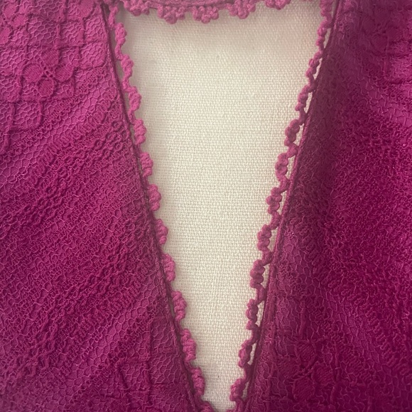 Free People MiniDress Zip back V-neck pink size XS size 4 - Picture 4 of 16